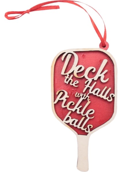 Noel'de Pickleballs Süsüyle Süsleyin, Pickleball Severler Için Özel ve Hediye (Yurt Dışından) fiyatları