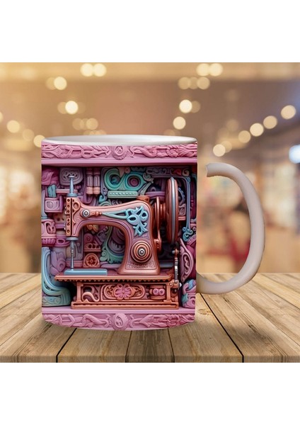 Yeni 3D Dikişli Boyalı Kupa 3D Uzay Kupası Ev Dekorasyonu Kupaları Kahve Fincanları Oda Dekorasyonu ve Sergileme (Yurt Dışından) fiyatları