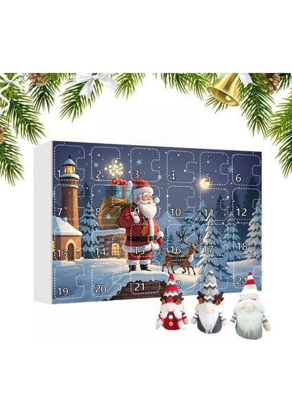 2024 Noel Cücesi Adventcalendar, Koleksiyonluk Cüce Peluş Bebek Oyuncaklı 2024 Noel Geri Sayım Takvimi (Yurt Dışından) modelleri