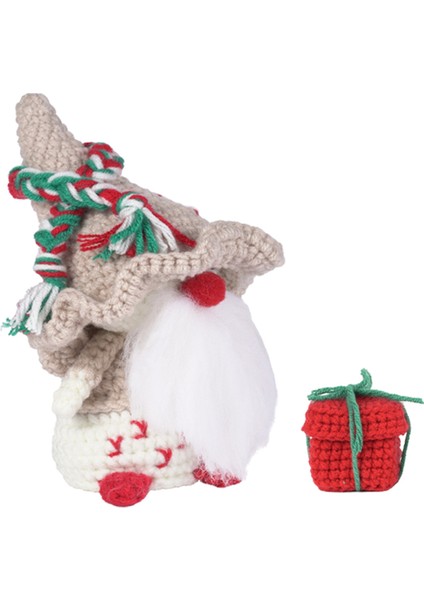Örgü Iplikleri ve Iğnelerle Peluş Bebek Yapımı Kolay Noel Örgü Seti (Kendin Yap) (Yurt Dışından)