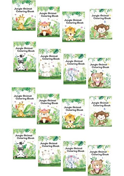 16 Parça Karikatür Orman Hayvanları Grafiti Boyama Kitabı Çocuklar Için Boyama Resimli Kitaplar Doğum Günü Hediyeleri Çizim Defteri (Yurt Dışından) fiyatları