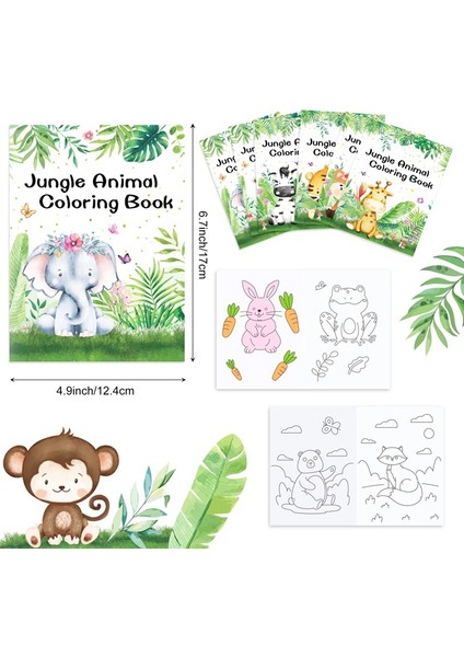 16 Parça Karikatür Orman Hayvanları Grafiti Boyama Kitabı Çocuklar Için Boyama Resimli Kitaplar Doğum Günü Hediyeleri Çizim Defteri (Yurt Dışından) modelleri