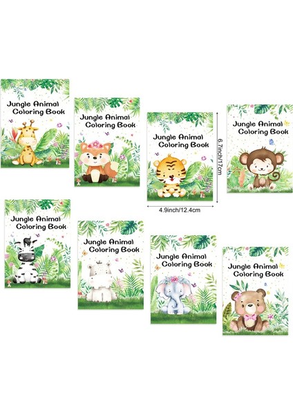 16 Parça Karikatür Orman Hayvanları Grafiti Boyama Kitabı Çocuklar Için Boyama Resimli Kitaplar Doğum Günü Hediyeleri Çizim Defteri (Yurt Dışından) fırsatları