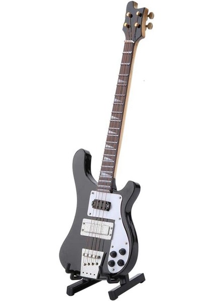 Minyatür Bas Gitar, Minyatür Bas Gitar, Stand ve Kılıflı Enstrüman Modeli Süslemeleri Kitaplık ve Masa Için (Yurt Dışından) modelleri