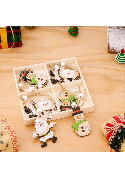 Melek Noel Süsleri, Melek Noel Baba Süsleri, Noel Ağacı Için Ahşap Asılı Süsler (Yurt Dışından) fırsatları