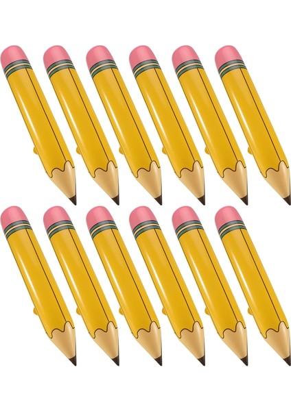 12 Adet 27 Inç Dev Büyük Şişme Kalem Doğum Günü Partisi Hediyeleri Kalem Asma Sınıf Dekorasyonu (Yurt Dışından) fiyatları