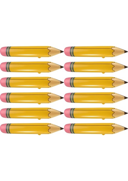 12 Adet 27 Inç Dev Büyük Şişme Kalem Doğum Günü Partisi Hediyeleri Kalem Asma Sınıf Dekorasyonu (Yurt Dışından) fırsatları