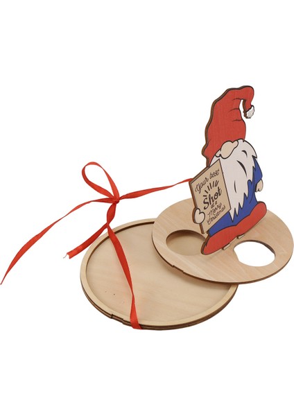 Noel Mini Şarap Şişesi Tutucu Noel Partisi Süslemeleri Için Noel Temalı Sevimli Likör Şişesi Standı (Yurt Dışından)