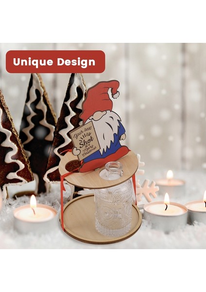 Noel Mini Şarap Şişesi Tutucu Noel Partisi Süslemeleri Için Noel Temalı Sevimli Likör Şişesi Standı (Yurt Dışından) fiyatları