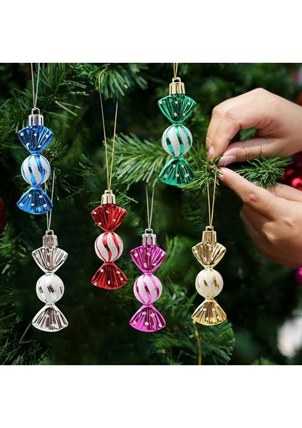 Noel Için 24 Adet Noel Ağacı Süsleme Topu Süsleri, Asılı Mevsimlik Dekorasyon, Tatil Dekorasyonu (Yurt Dışından) indirimleri