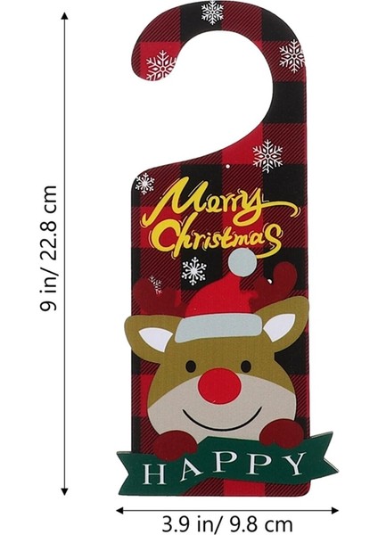 6 Adet Hediye Kancası Noel Kapı Askısı Dekoru Parti Malzemeleri Noel Kapı Askısı Süsü Noel Partisi Hediyesi Noel Dekorasyonu (Yurt Dışından) modelleri