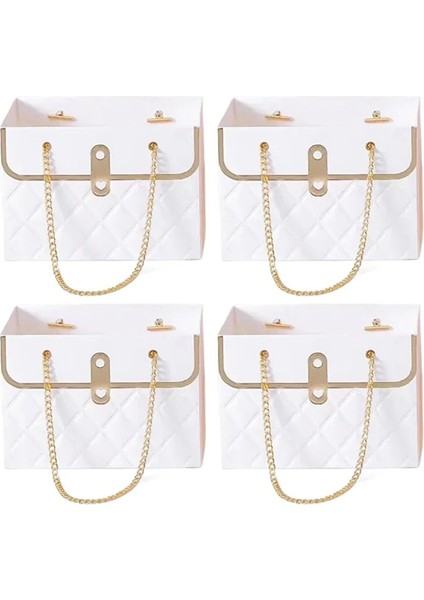 16 Adet Çiçek Kutusu Gül Paketleme Kutusu Sevgililer Günü Doğum Günü Partisi Hediyeleri Ambalaj Kağıdı Torbası Hediye Kutusu (Yurt Dışından)