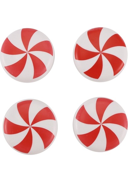 4 Parça Kapı Kolu Kılıfları Abs Noel Topuzu Kılıfları Dolap Şifonyer Kulpları Noel Çekmece Kolları (Yurt Dışından) fiyatları