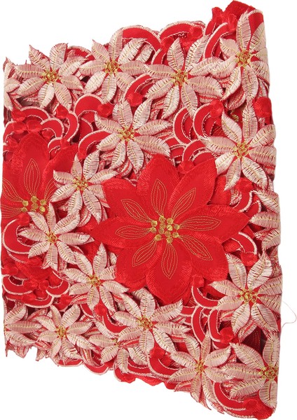 Noel Işlemeli Masa Örtüsü, Içi Boş Çay Masa Örtüsü, Restoran Yemekleri, Noel Partileri, Ziyafetler ve Etkinlikler Için, 15X70 Inç (Yurt Dışından) fiyatları