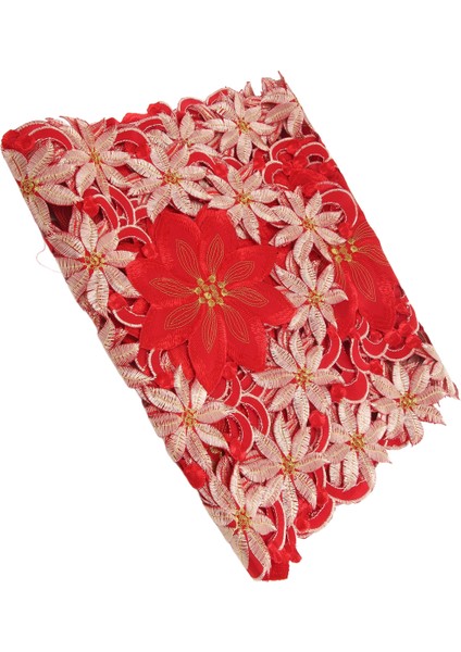 Noel Işlemeli Masa Örtüsü, Içi Boş Çay Masa Örtüsü, Restoran Yemekleri, Noel Partileri, Ziyafetler ve Etkinlikler Için, 15X70 Inç (Yurt Dışından) modelleri