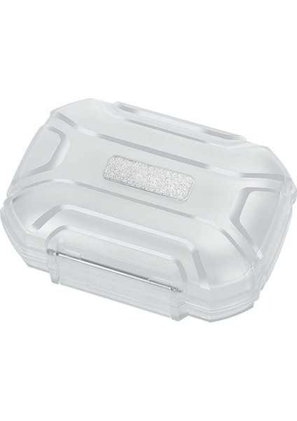 Kulaklık Saklama Kutusu Büyük Kapasiteli Toz Geçirmez Su Geçirmez Darbeye Dayanıklı Kulaklık Kutusu Şeffaf Beyaz (Yurt Dışından)