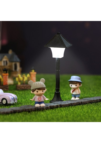 Mini Sokak Lambası Modeli Demiryolu Tren Damgası Mini Sokak Lambası Noel Minyatür Sokak Lambası Modeli (Yurt Dışından) fiyatları