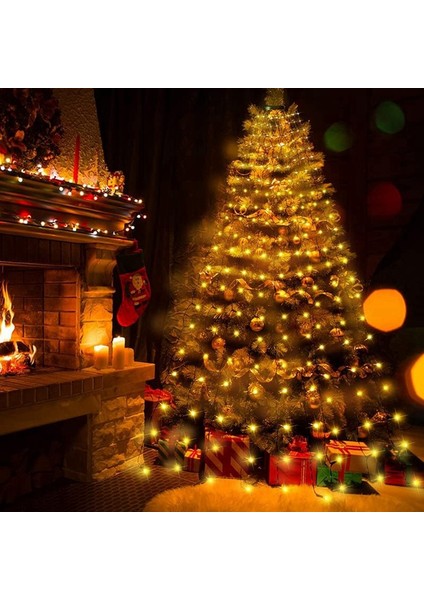 Noel Ağacı Işıkları IP65 Su Geçirmez 16 Hat 8 Mod Noel Işıkları Iç Mekan Dış Mekan Noel Süslemeleri Ab Fişi, D (Yurt Dışından) indirimleri