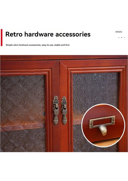 Wind Retro Eski Ahşap Masaüstü Saklama Dolabı Çekmece Tipi Kozmetik Saklama Kutusu Parfüm Saklama Dolabı (Yurt Dışından) fırsatları