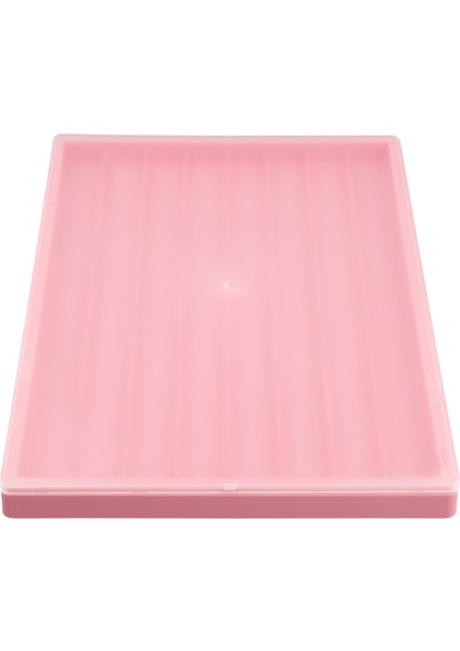 Kapaklı Su Geçirmez Tuş Takımı Saklama Kutusu - Klavye Tuş Takımlarını Sergilemek ve Toplamak Için Pembe (Yurt Dışından)