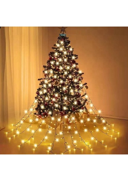 Noel Ağacı Işıkları IP65 Su Geçirmez 16 Hat 8 Mod Noel Işıkları Iç Mekan Dış Mekan Noel Süslemeleri Ab Fişi, C (Yurt Dışından) indirimleri
