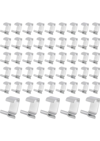 50 Parça Noel Işıkları Oluk Kancaları Galvanizli Tatil Işıkları Çatı Kancaları Noel Işık Klipsleri Noel Işıkları Oluk Askıları (Yurt Dışından) fırsatları