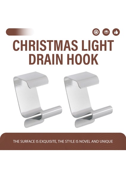 50 Parça Noel Işıkları Oluk Kancaları Galvanizli Tatil Işıkları Çatı Kancaları Noel Işık Klipsleri Noel Işıkları Oluk Askıları (Yurt Dışından) indirimleri