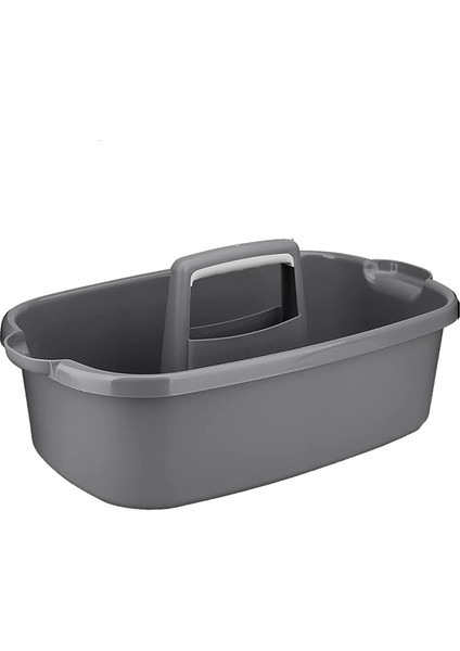 Plastik Saklama Sepeti Taşınabilir Duş Sepeti Düzenleyici Saplı Sepet Banyo, Yatak Odası, Mutfak Için Koyu Gri (Yurt Dışından) fiyatları