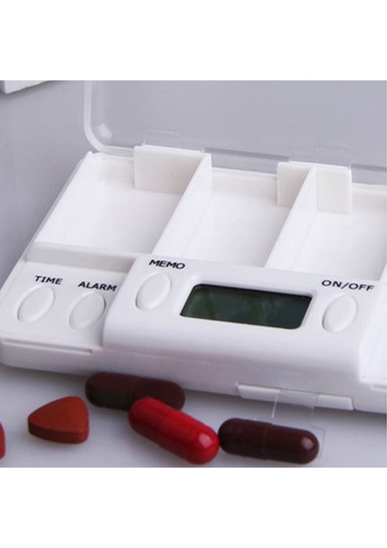 Hap Dağıtıcı Kap Çalar Saat Alma Hatırlatıcısı Akıllı Kişisel Hap Kapları Hap Kutusu Sandığı (Yurt Dışından) indirimleri