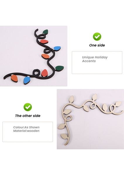 Noel Kapı Üstü Süsleri, Kapı Üstü Çerçeve Köşe Tabela Süslemeleri, Ev Dekorasyonu Için Ev Çerçeve Dekor Süsü (Yurt Dışından) indirimleri