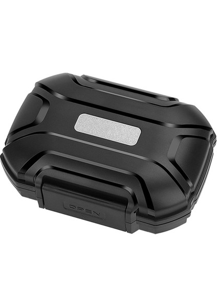 Kulaklık Saklama Kutusu Büyük Kapasiteli Toz Geçirmez Su Geçirmez Darbeye Dayanıklı Kulaklık Kutusu Mat Siyah (Yurt Dışından)