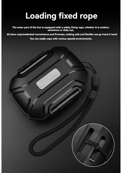 Kulaklık Saklama Kutusu Büyük Kapasiteli Toz Geçirmez Su Geçirmez Darbeye Dayanıklı Kulaklık Kutusu Mat Siyah (Yurt Dışından) indirimleri