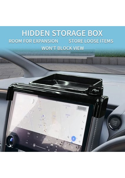 Alphard 40 Serisi 2023+ Için Orta Konsol Düzenleyici Ekran Arkası Gizli Saklama Kutusu Telefon Tutucu Sağ Hd (Yurt Dışından) fırsatları