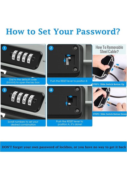 Seyahat Için Taşınabilir Kasa, Şifreli Şifreli Güvenlik Kasası, Su Geçirmez Hırsızlığa Karşı Mini Seyahat Kasası (Yurt Dışından) modelleri