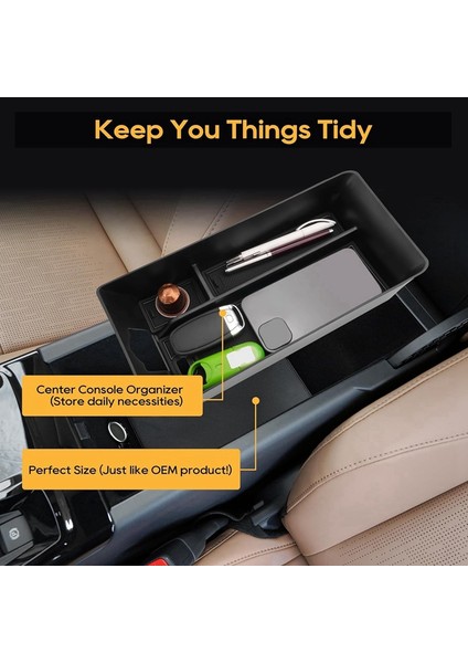 Le/se/xle/xse 2024 2025 Aksesuarları Için Orta Konsol Düzenleyici Kol Dayanağı Saklama Kutusu Tepsisi (Yurt Dışından) indirimleri