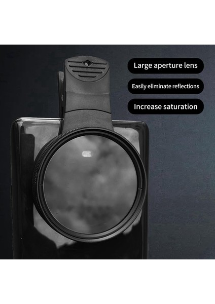 2 Set 52MM Evrensel Telefon Polarize Edici Cpl Telefon Kamera Lens Filtresi Kiti Android Akıllı Telefonlarla Uyumlu (Yurt Dışından) modelleri