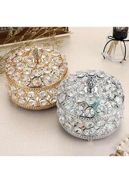 Kristal Aynalı Kutu Mücevher Biblo Düzenleyici Kutu Ev Dekorasyonu Yüzük Küpe Kolye Saklama Kutusu Hatıra Kutusu (Gümüş) (Yurt Dışından) indirimleri