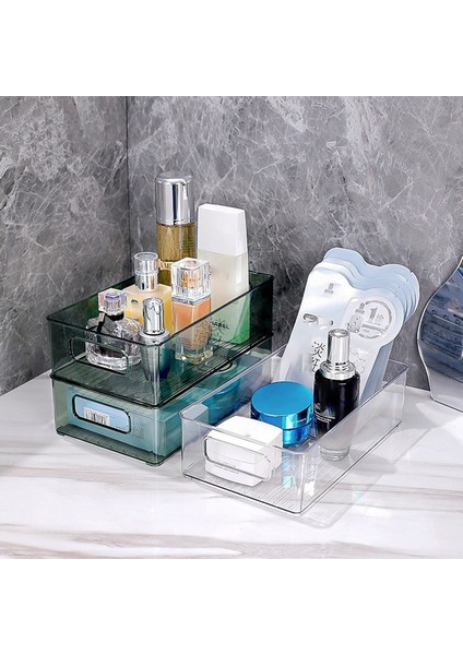 Gıda Düzenleyici Depolama Rafı Masaüstü Depolama Kutusu Kozmetik Bitirme Kutusu Istiflenebilir Depolama Rafı Şeffaf (Yurt Dışından) fiyatları