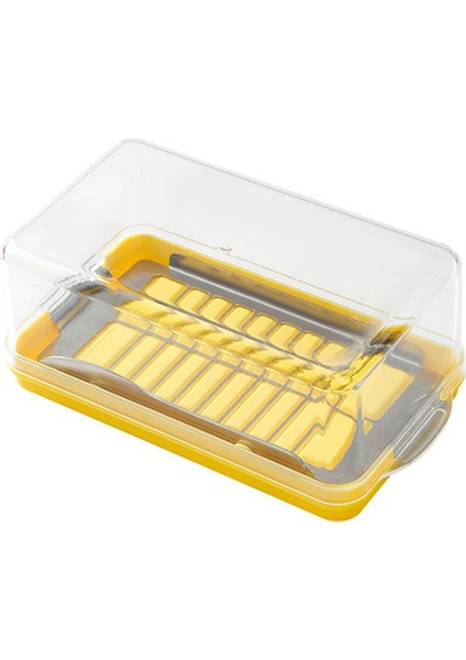 Tereyağı Kesme Saklama Kutusu Zaman Kazandıran Tereyağı Dilimleyici Paslanmaz Çelik Kesici Büyük Boy Soğutmalı Tereyağı Kabı (Yurt Dışından)