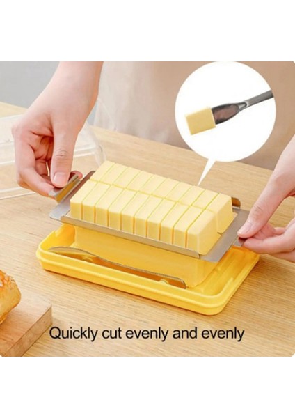 Tereyağı Kesme Saklama Kutusu Zaman Kazandıran Tereyağı Dilimleyici Paslanmaz Çelik Kesici Büyük Boy Soğutmalı Tereyağı Kabı (Yurt Dışından) fırsatları