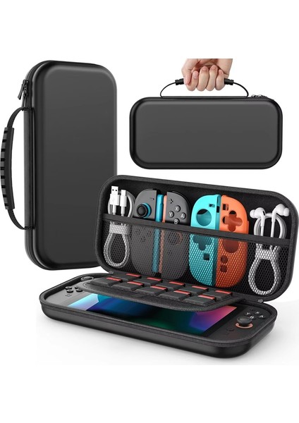 Switch 2 Kılıfı Için, Switch 2 Oyun Konsolu Aksesuarları Için Sert Kabuklu Taşınabilir Seyahat Taşıma Çantası Düzenleyici Çanta (Yurt Dışından) modelleri