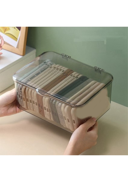 Nemlendirici Yüz Maskelerini Saklamak Için Tasarlanmış Toz Geçirmez Büyük Kapasiteli Masaüstü Depolama Makyaj Yüz Maskesi Düzenleyici - A (Yurt Dışından) modelleri