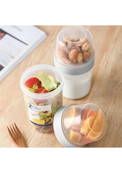 Çift Katmanlı Taze Saklama Kabı, Mutfak Için Mühürlü Plastik Gıda Saklama Kutusu, Meyve Atıştırmalıkları Mühürlü Konserveler (Yurt Dışından) modelleri