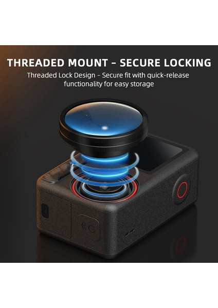 Action 5 Pro Geniş Açı Lens Genişletme Lensi Görüş Açısını Genişletmek Için Harici Filtre Ac4 Aksesuarları (Yurt Dışından) fiyatları