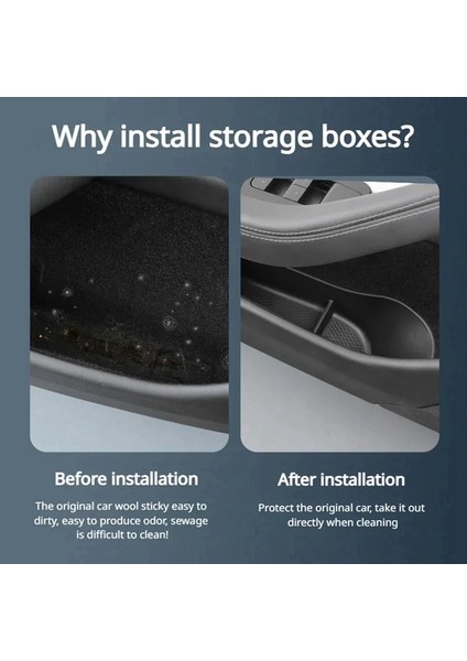 2024 Model Tpe Model 3+ Aksesuarları Için Araba Kapısı Yan Saklama Kutusu, Şemsiye, Çöp Kutusu (Yurt Dışından) indirimleri