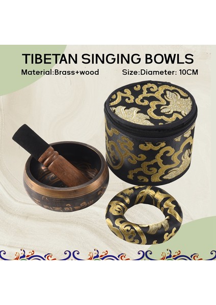 Meditasyon, Şifa ve Farkındalık Için Nepal'de El Yapımı Yeni Çift Uçlu Stroker Minderli Tibet Şarkı Kasesi Seti (Yurt Dışından) indirimleri