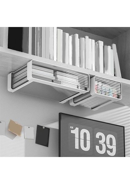 Kağıt Tabaklık, Dolap Altı Çekmece Düzenleyici, Mutfak Dolabı Için Plastik Saklama Düzenleyici, Dolap Aksesuarları-B (Yurt Dışından) fırsatları