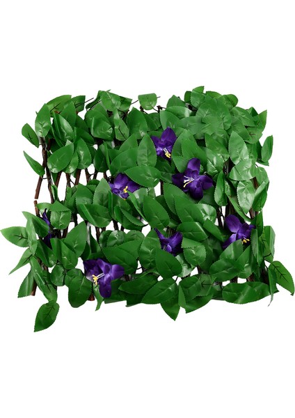 Sarmaşık Gizlilik Çiti Genişletilebilir Çit Gizlilik Perdesi Dekoratif Bahçe Kafes Panelleri Menekşe Çiçekli 40 cm (Yurt Dışından) modelleri