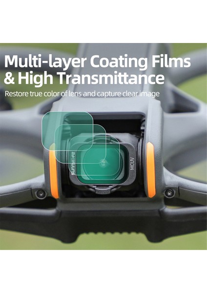 ND8+ND16+ND32+ND64 Filtre Avata 2 Filtre Crossfitter Işık Azaltma Filtresi Aksesuarları Için Drone Filtresi (Yurt Dışından) indirimleri