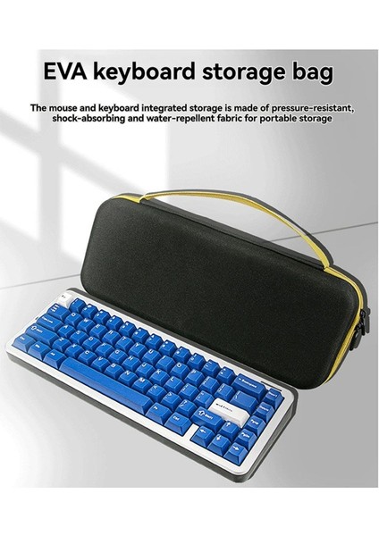 Eva Sert Kabuklu Taşınabilir Klavye Saklama Kutusu Mekanik Klavyeler Için Kalınlaştırılmış Büyük Kapasiteli Koruma Kutusu (Yurt Dışından) indirimleri